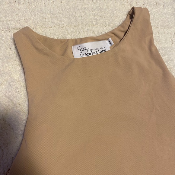 NUDE | ribbed bodysuit size M - Picture 2 of 6